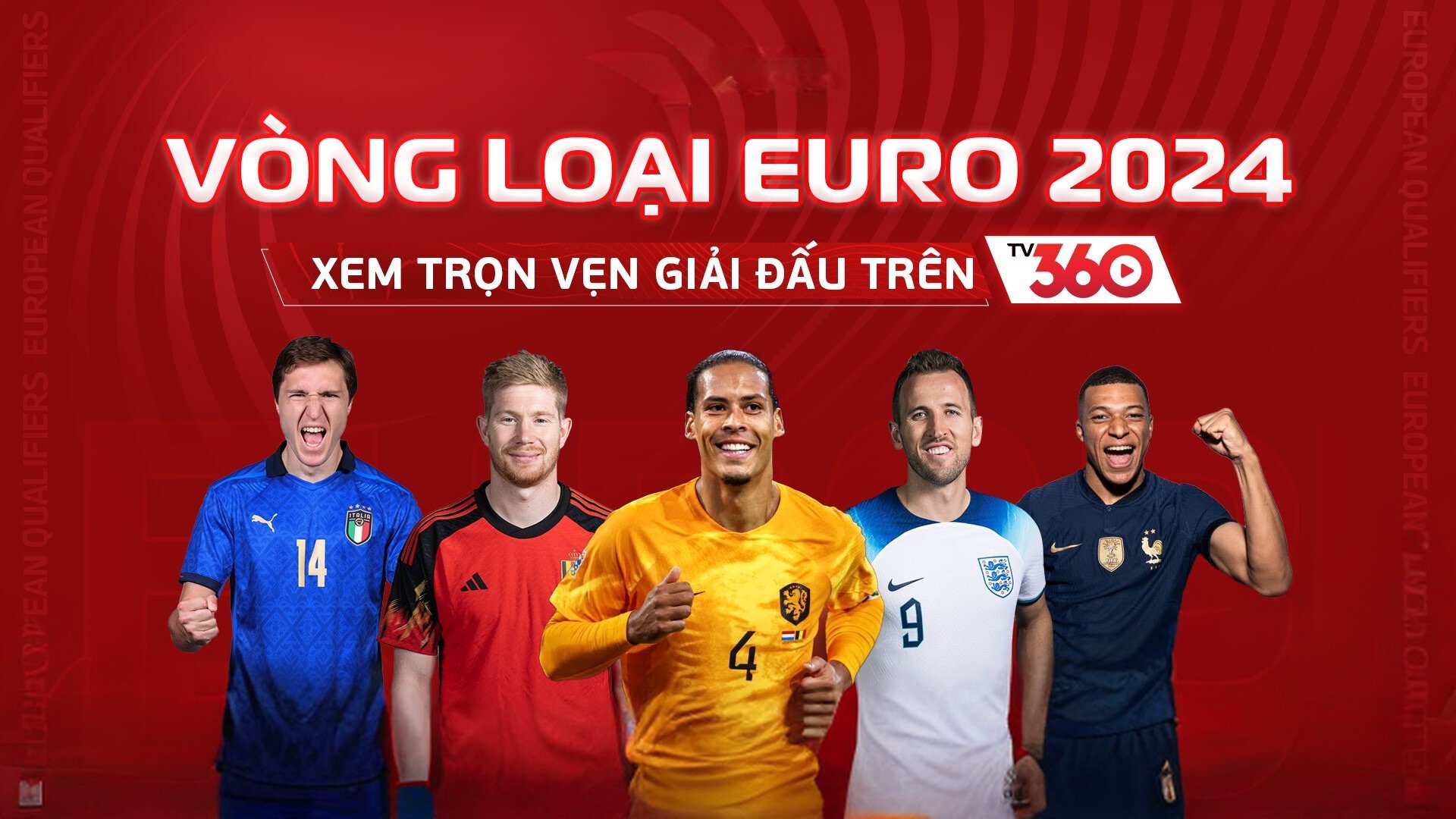 Ứng dụng xem trực tiếp Euro 2024 - TV360