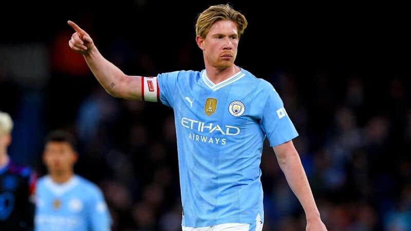 Kevin De Bruyne là trụ cột hàng tiền vệ Man City hiện nay